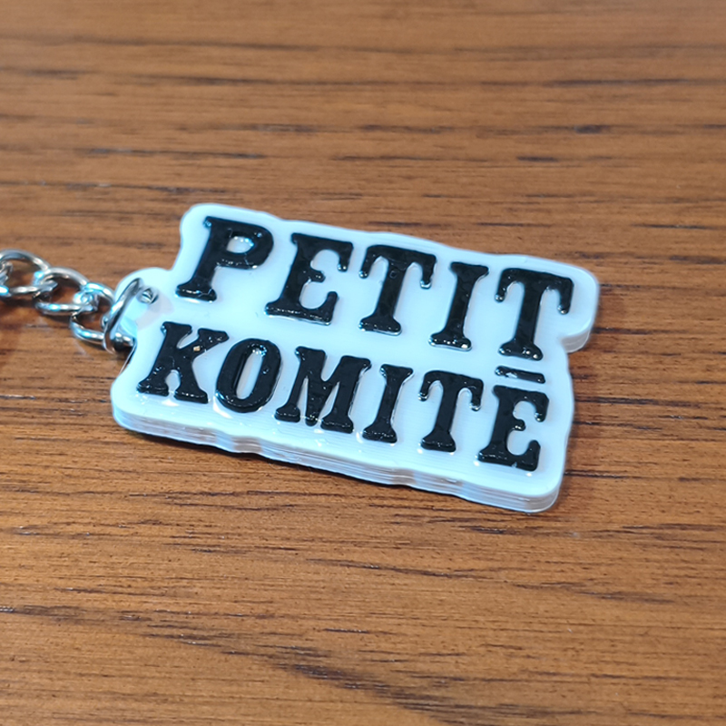 Llavero acabado resina